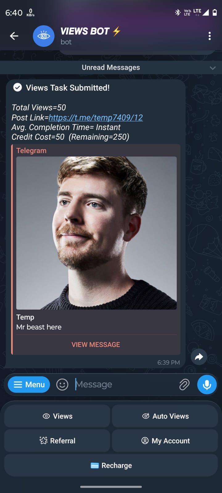 My Account Dashboard